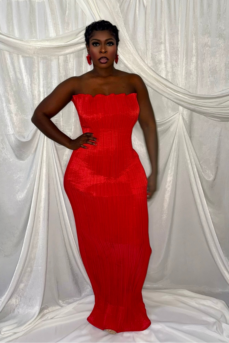 MAGNOLIA DRESS (RED)