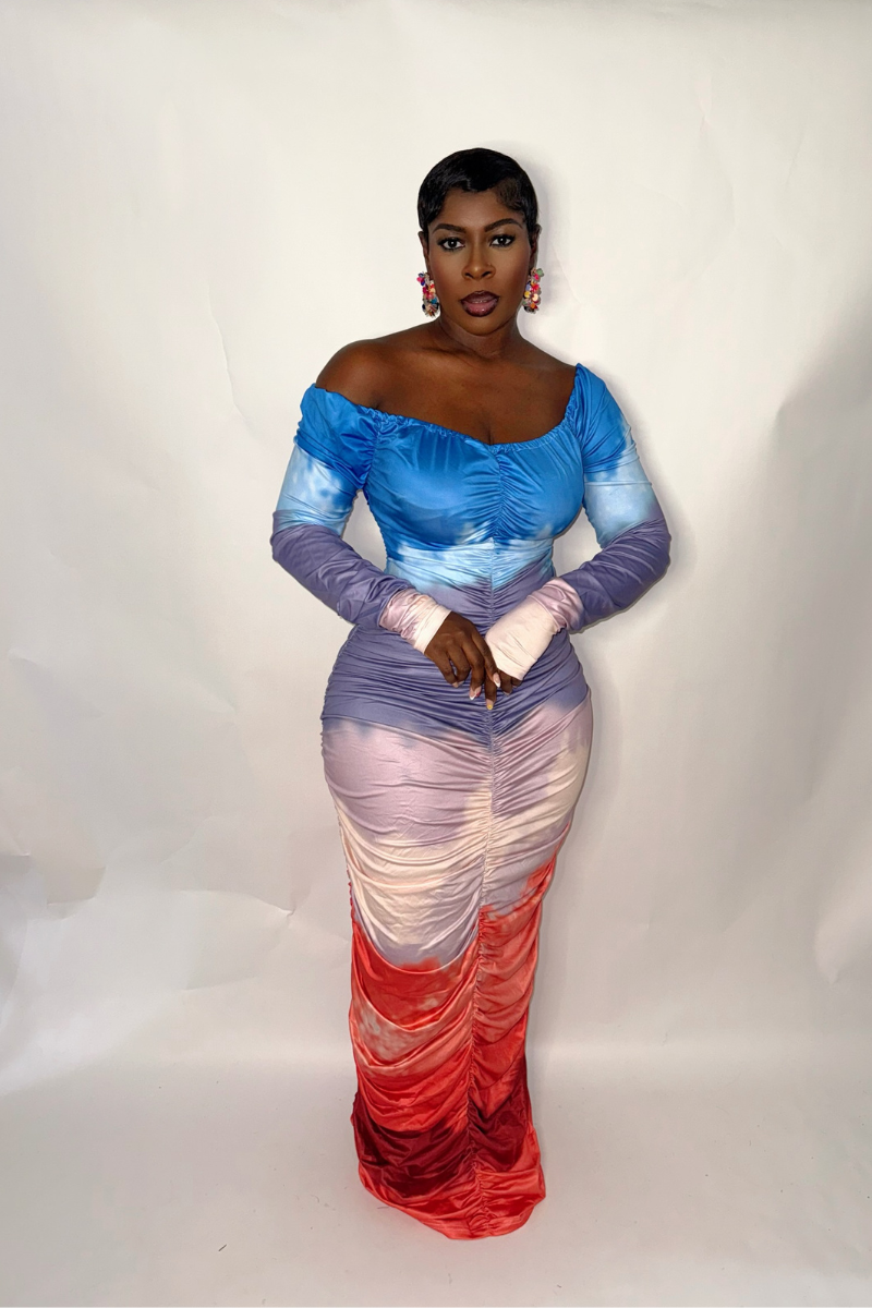 ARIZONA MAXI DRESS (SEA BLUE)