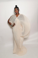 HEAVEN PLEATED GOWN