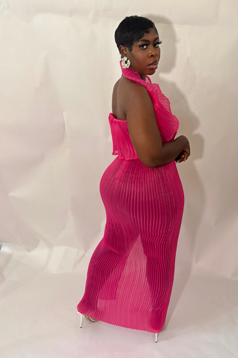 ASANA DRESS (FUCHSIA)