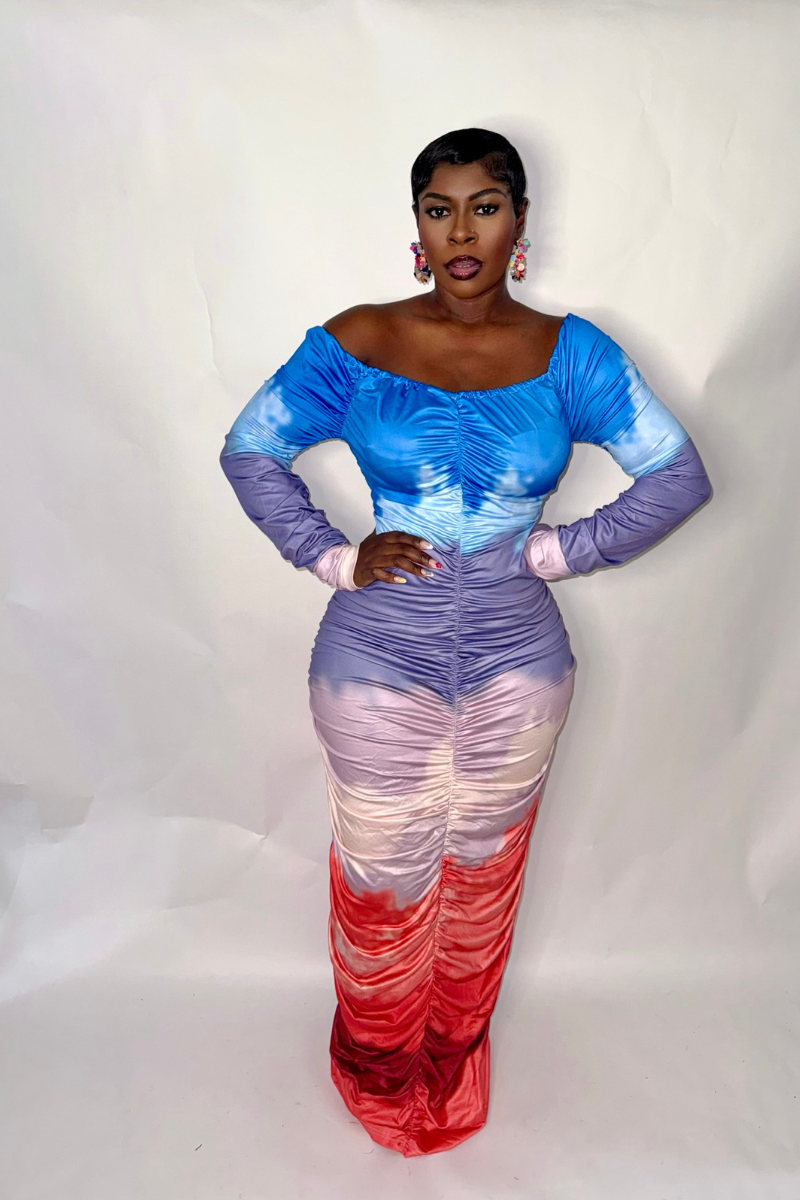 ARIZONA MAXI DRESS (SEA BLUE)