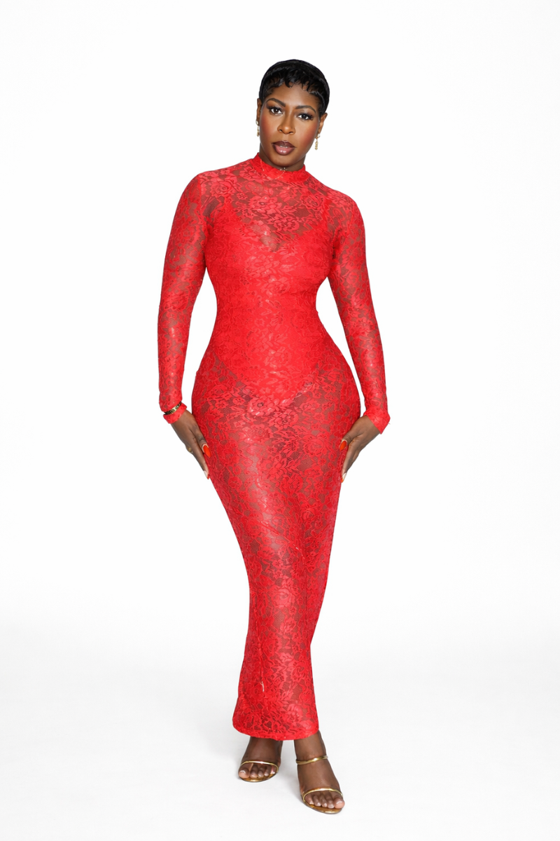 VALLIE MIDI DRESS