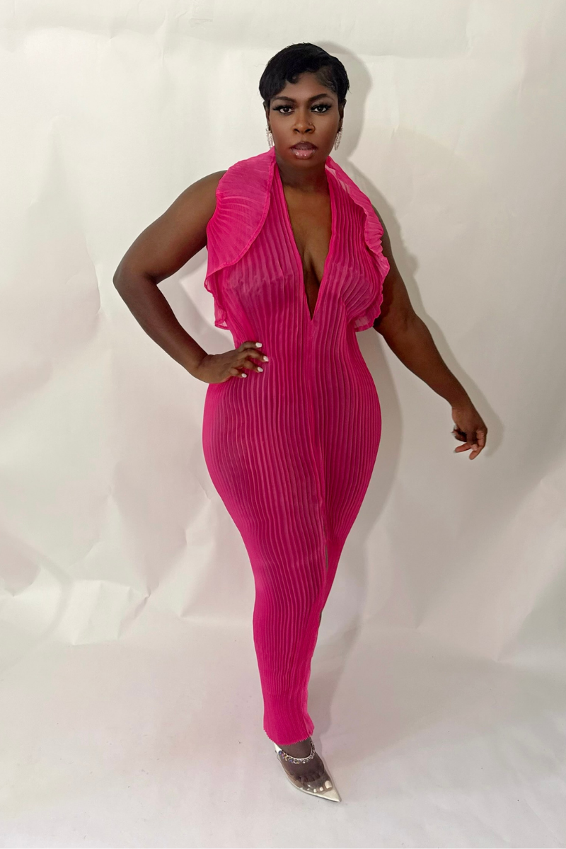 ASANA DRESS (FUCHSIA)