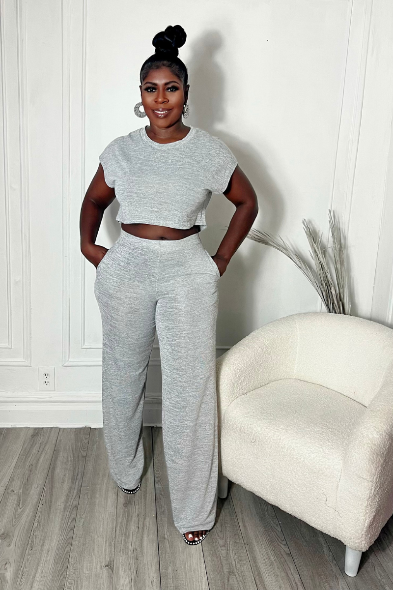 GREY SHADES PANT SET