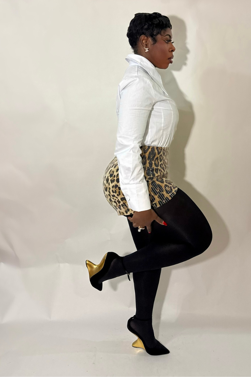 LEOPARD PRINT SHORTS