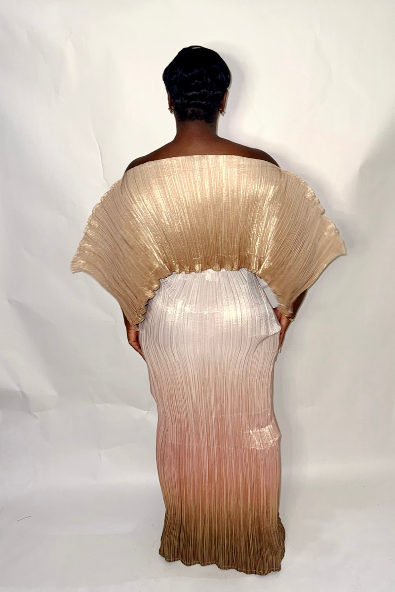 SWAN OMBRE DRESS