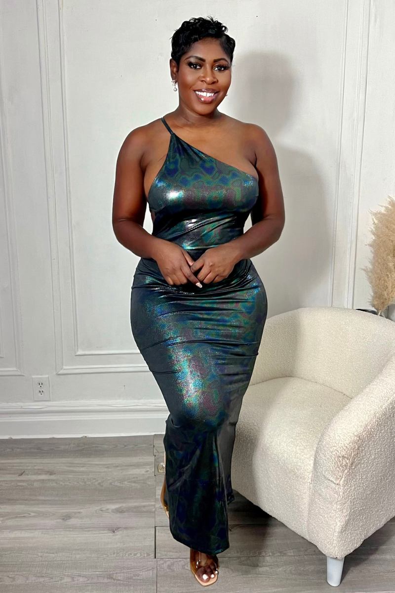 LILA MIDI DRESS (BLACK)