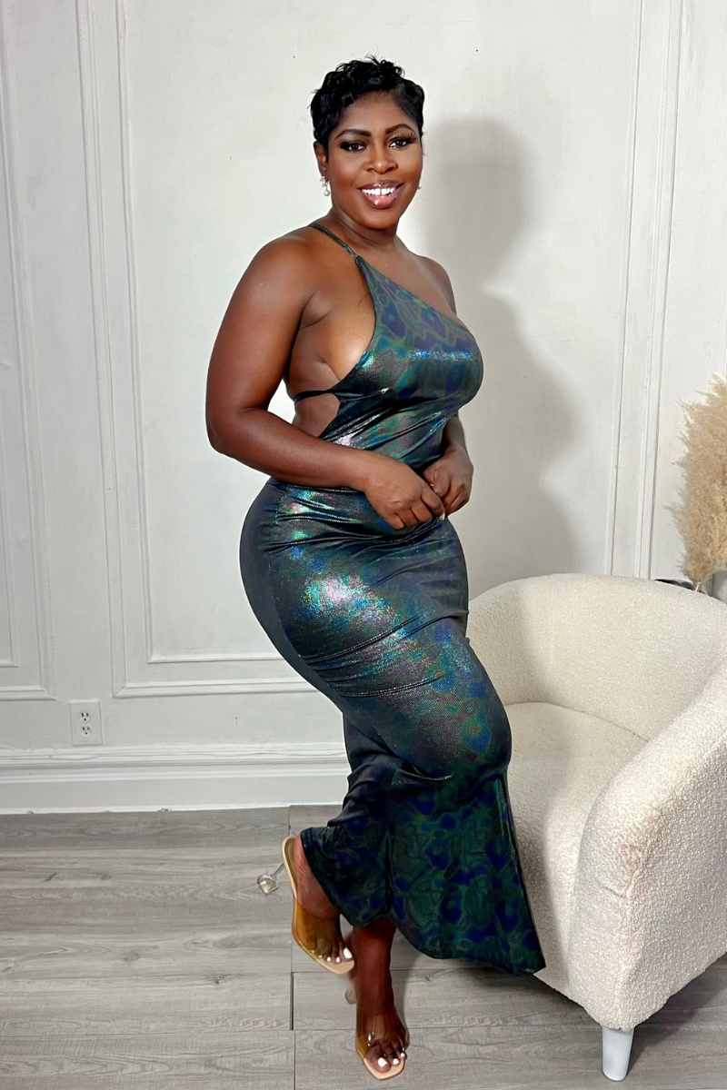 LILA MIDI DRESS (BLACK)