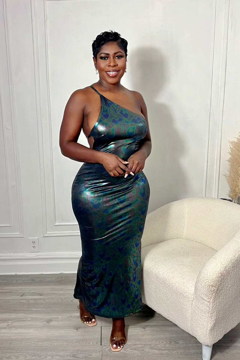 LILA MIDI DRESS (BLACK)