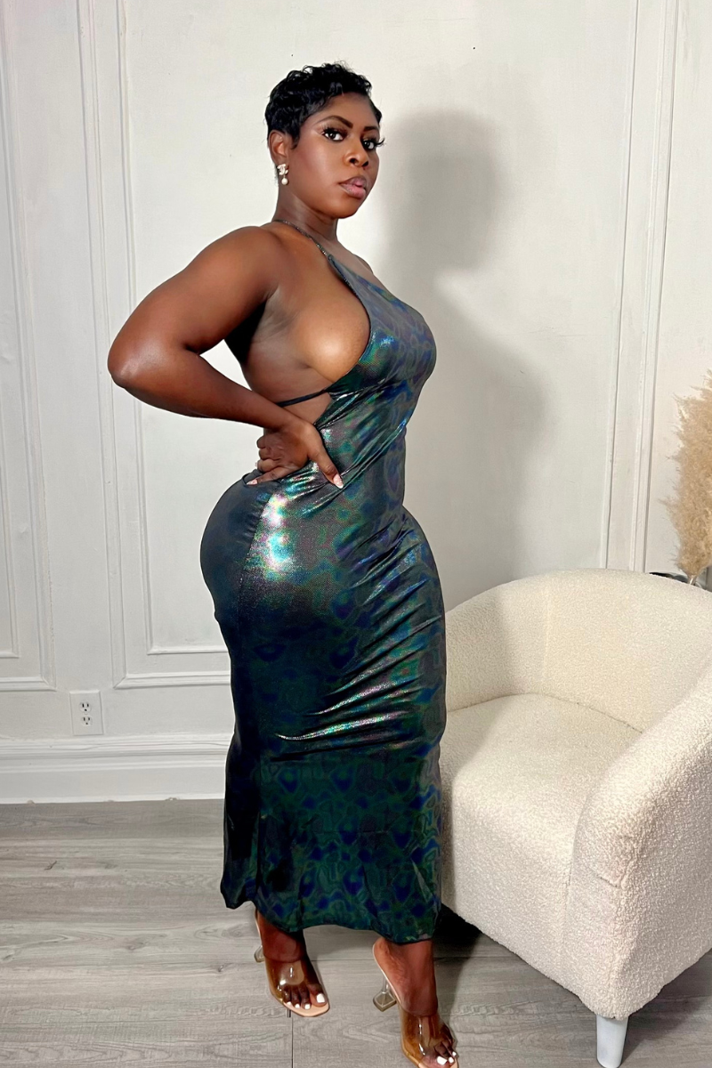 LILA MIDI DRESS (BLACK)