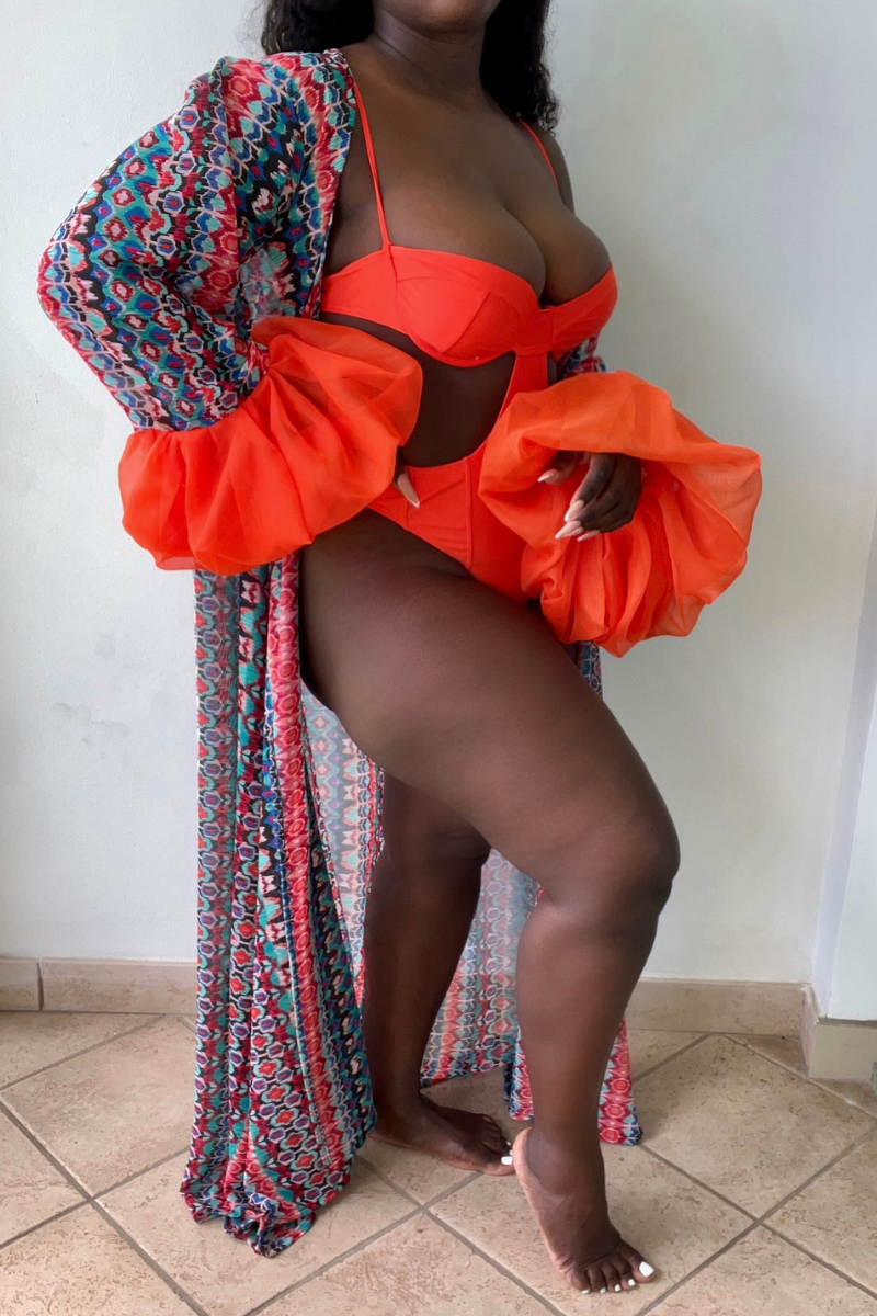 HERMES KIMONO BEACH COVER UP