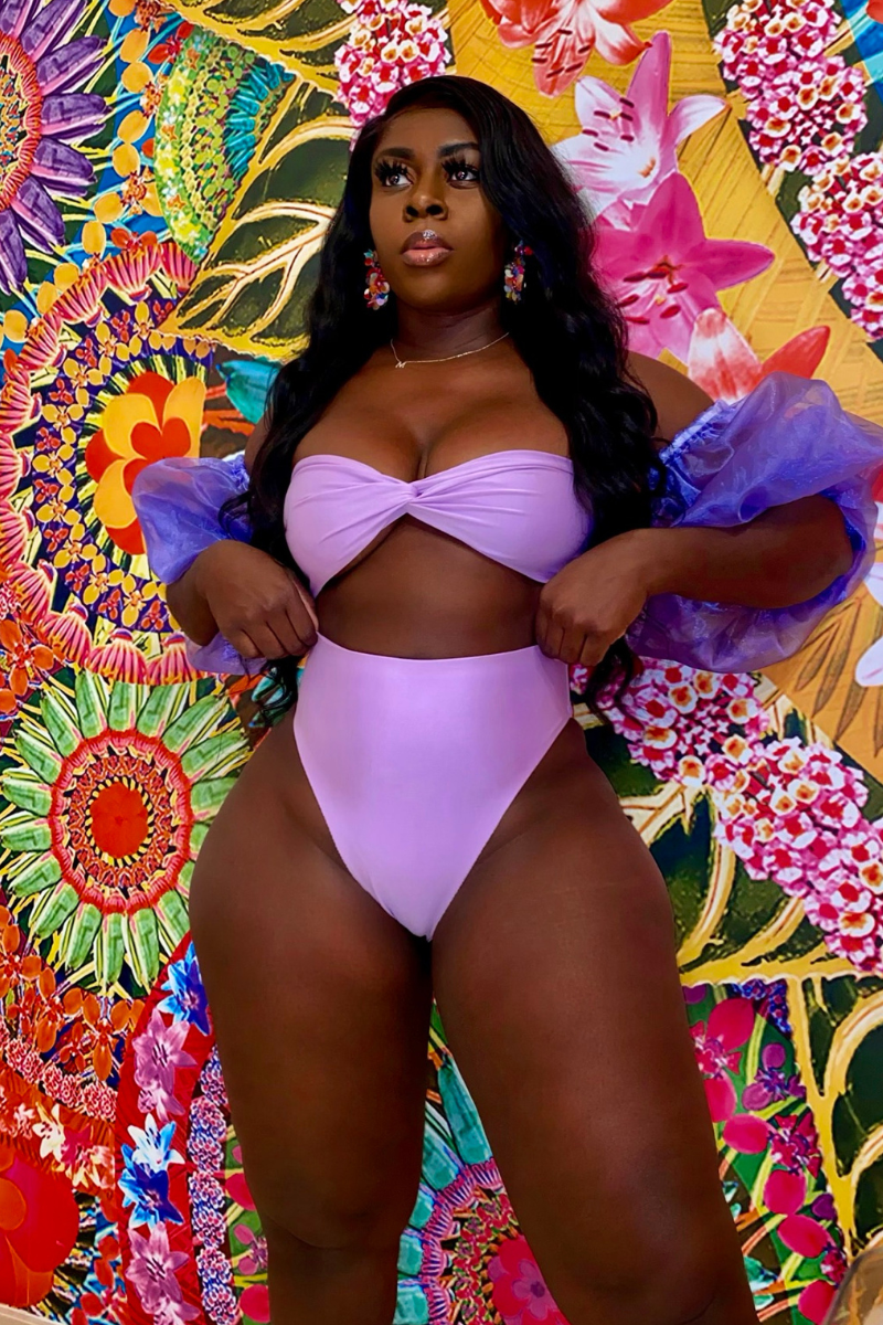 LILAC ROSE SWIMSUIT