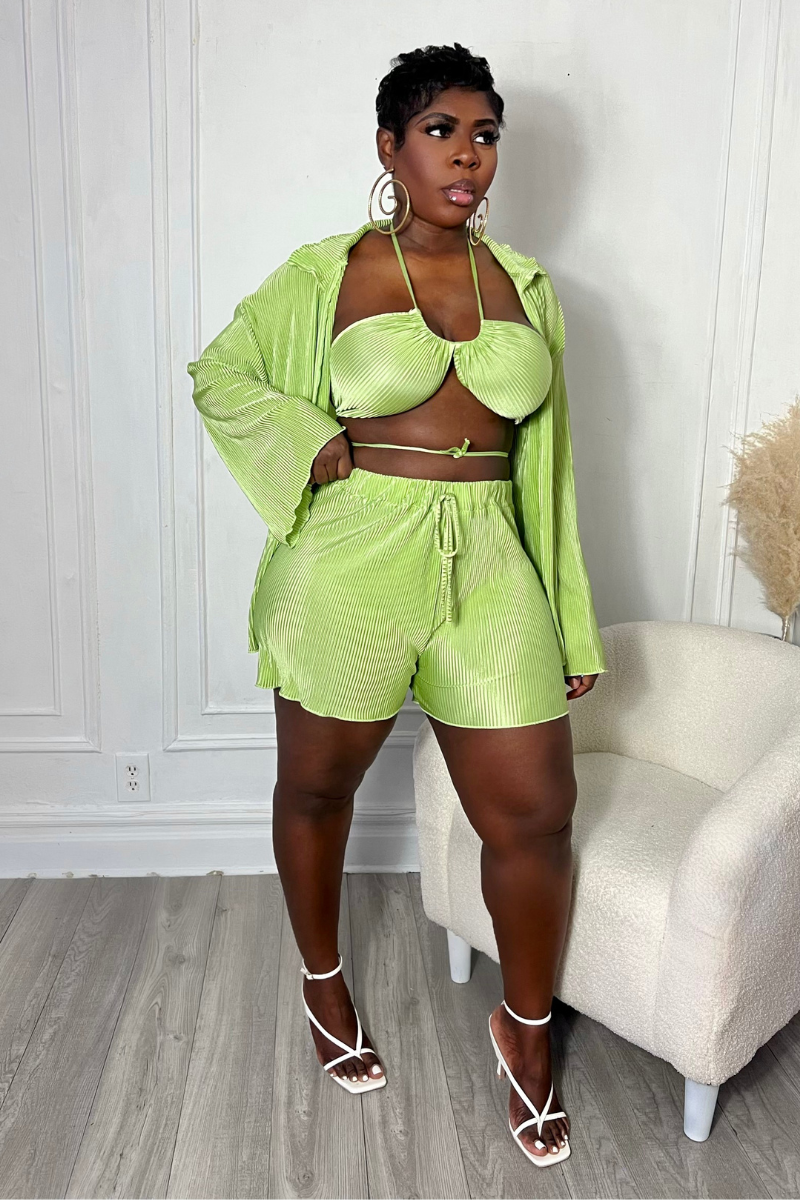 LIMEGREEN 3PEICE SET