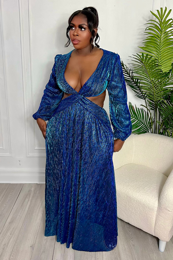 REIGN MAXI DRESS (BLUE)