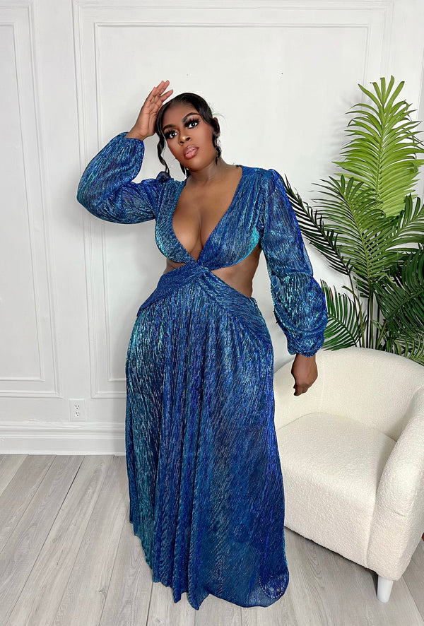 REIGN MAXI DRESS (BLUE)