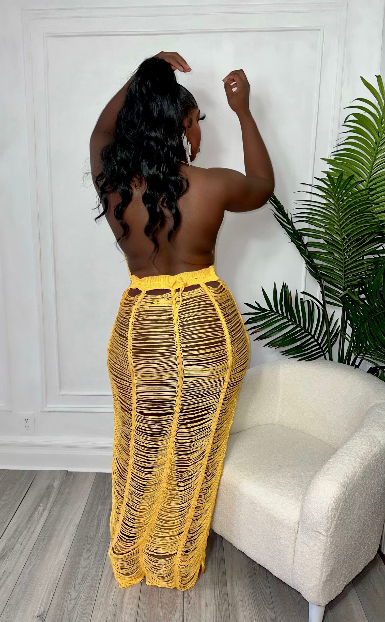 MALI KNIT COVER UP DRESS